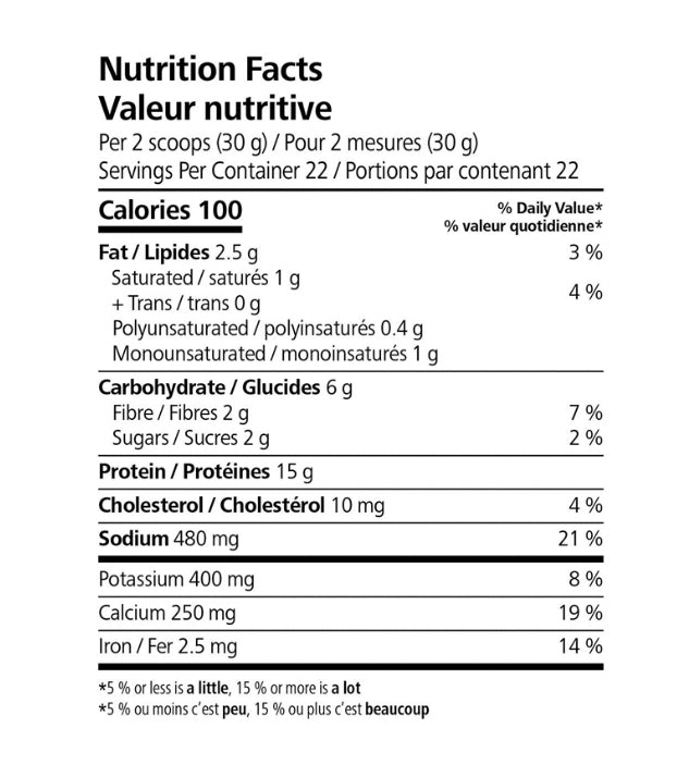 Mélange pour produits de boulangerie protéinés
Donne un coup de pouce protéique à tes produits de boulangerie.