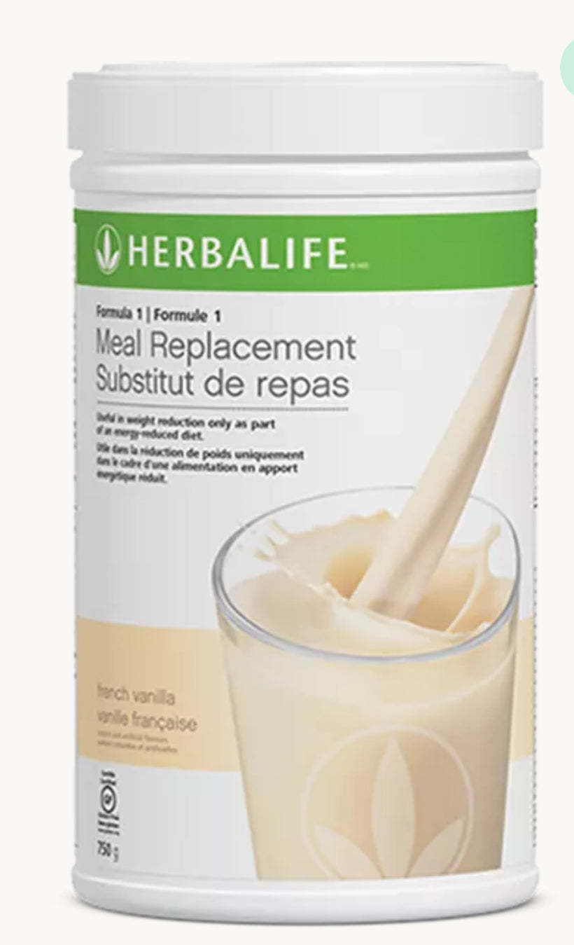 Substitut de repas Formule 1 vanille française.
Un substitut de repas délicieux et riche en nutriments