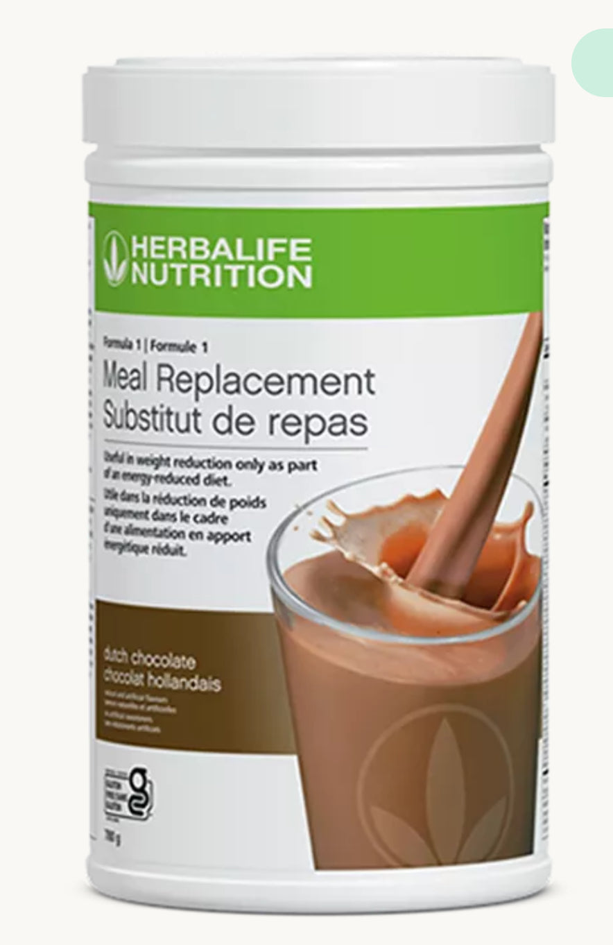Substitut de repas Formule 1 chocolat hollandais. Un substitut de repas délicieux et riche en nutriments