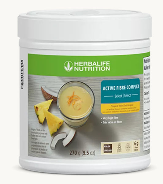 Active Fibre Complex Sélect Favorise la régularité* et la bonne digestion.  * 4 portions par jour contiennent 16,4 g de fibres de cellulose, qui favorisent la régularité.