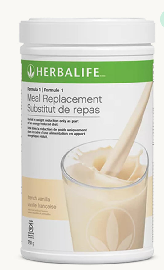 Substitut de repas Formule 1 vanille française.
Un substitut de repas délicieux et riche en nutriments
